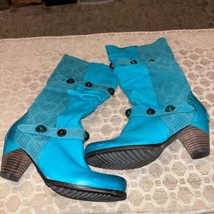 L’Artiste Blue Boots size 37
